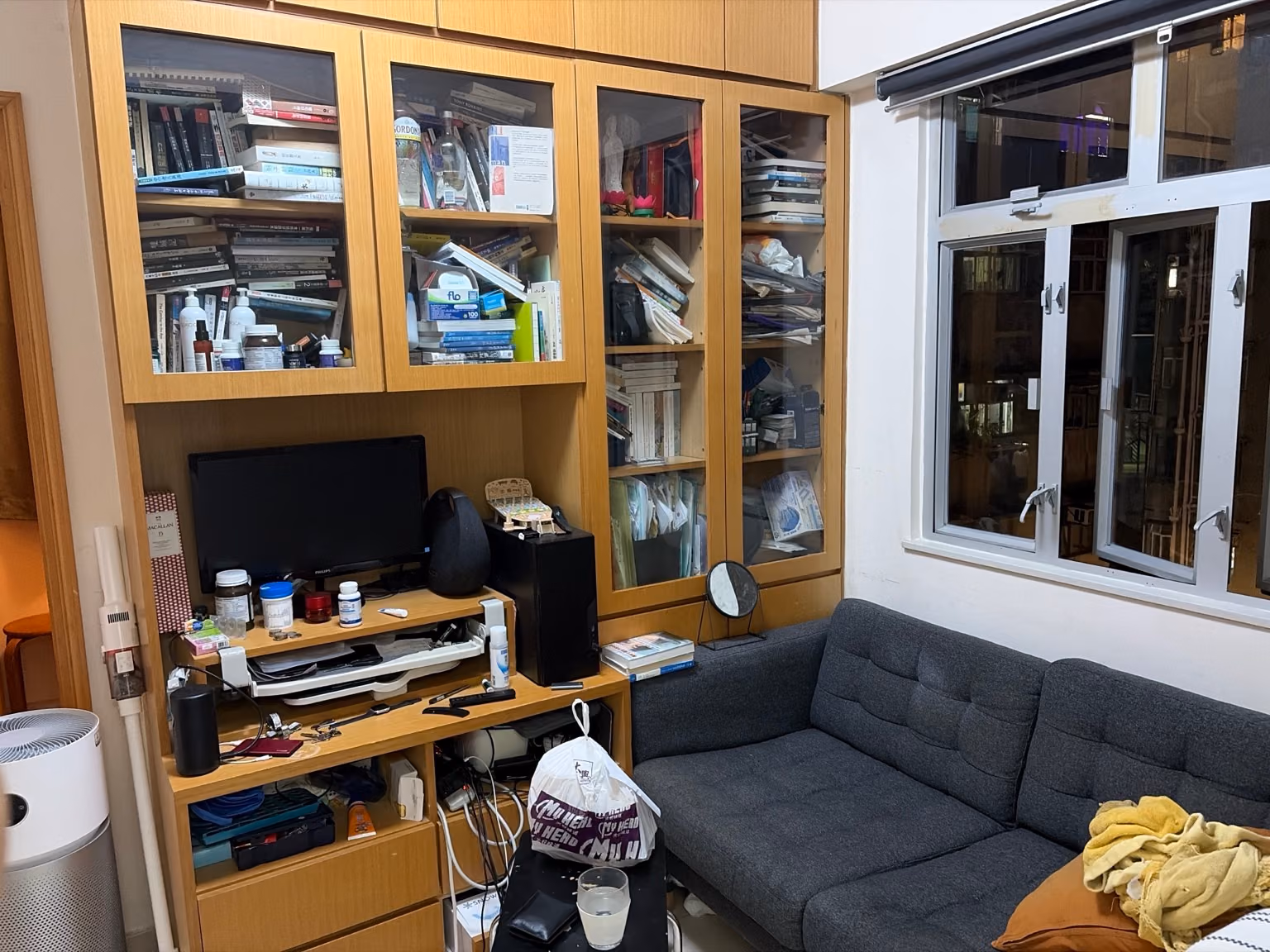 Cozy reading nook